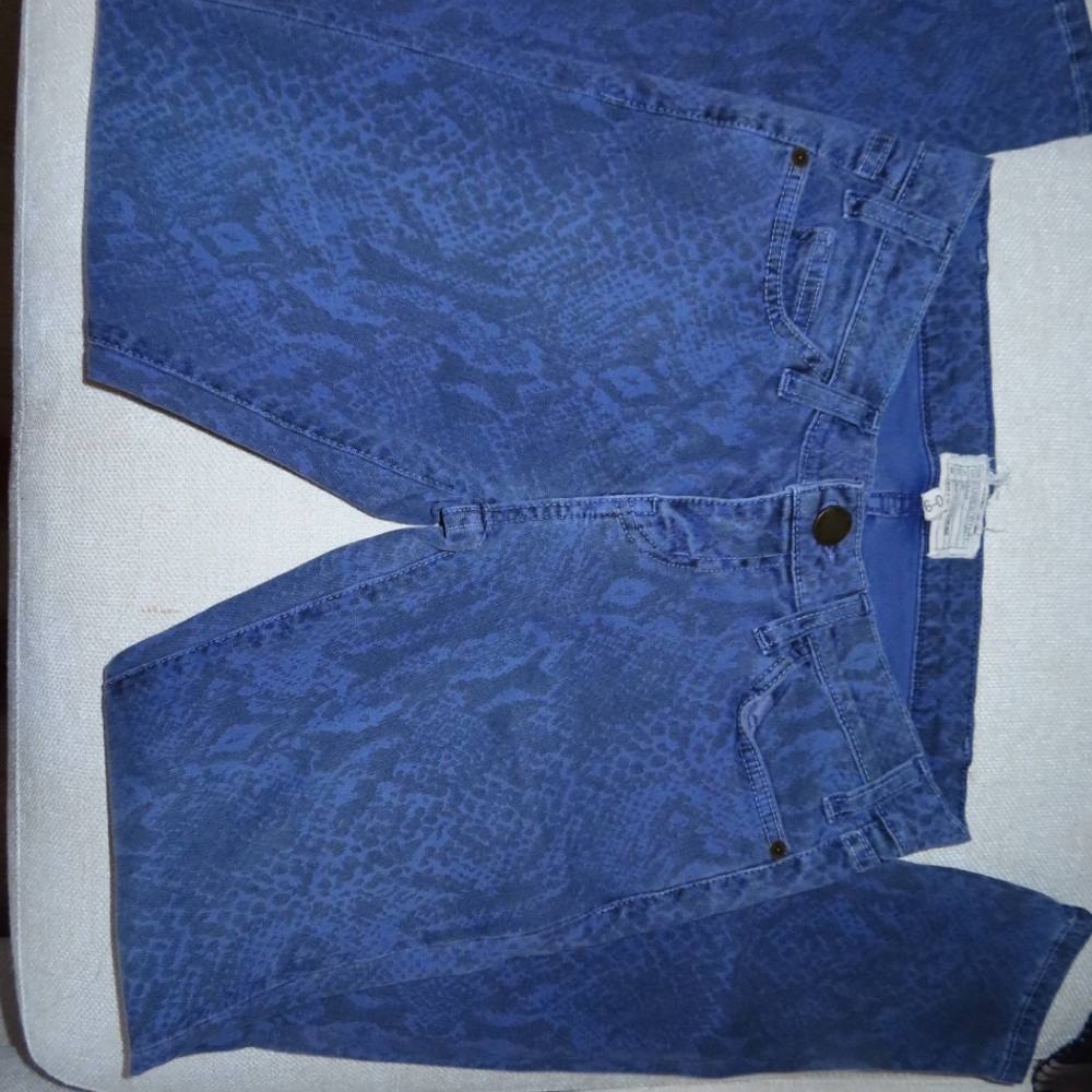 Current/Elliott Blue Skinny Jeans